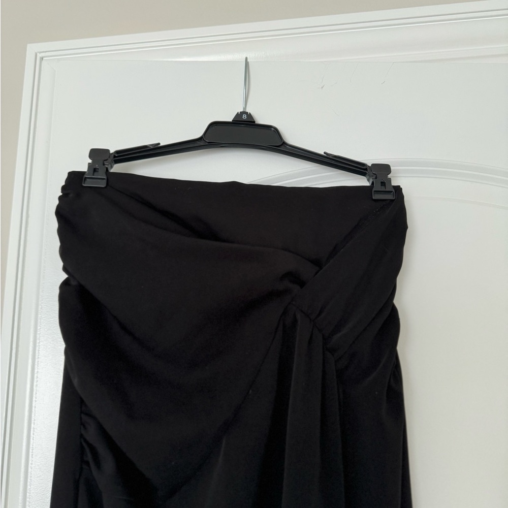Zara women’s black slid in the front mini dress size XS - Picture 8 of 8
